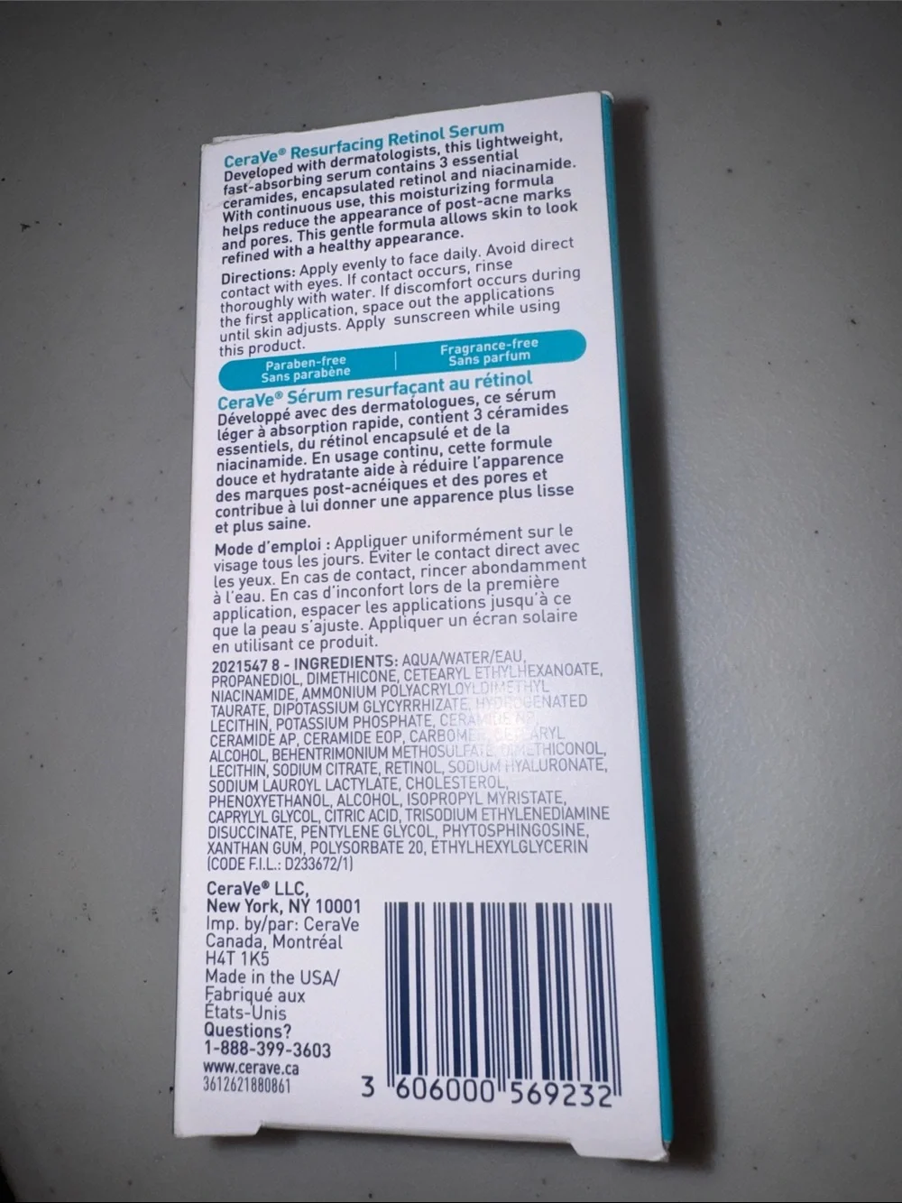 Cerave Resurfacing Retinol Serum - 30ml